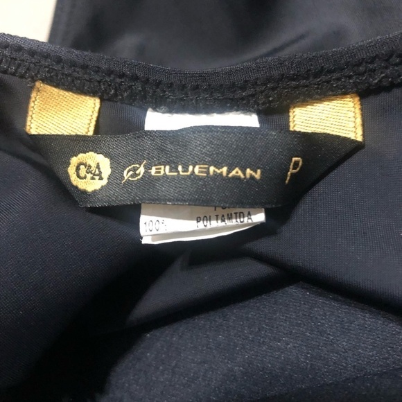 Blueman Brazilian Java High Neck One-Piece Swimsuit - Picture 5 of 8